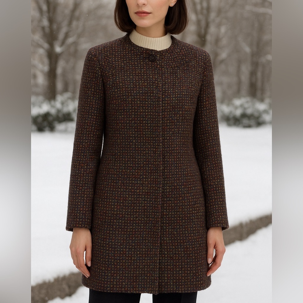 H&M Multi Textured Weave Coat